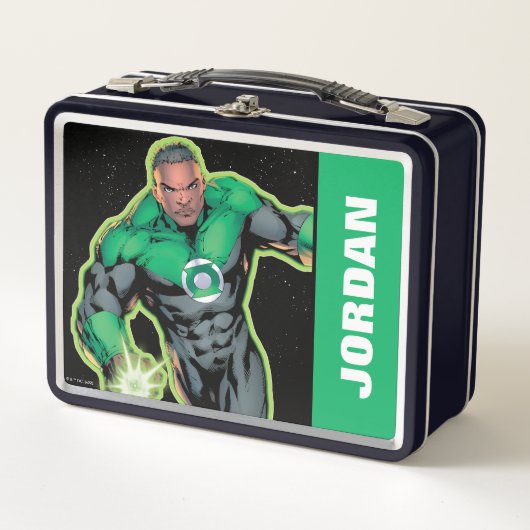 Green Lantern John Stewart Metall Brotdose (Vorderseite)