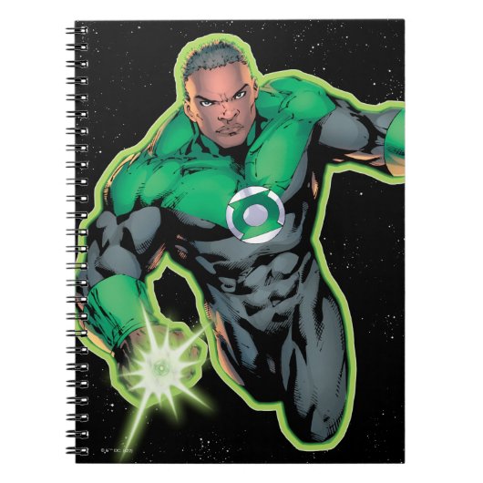 Green Lantern John Stewart Notizblock (Vorderseite)