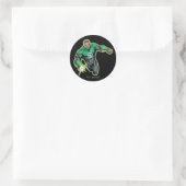 Green Lantern John Stewart Runder Aufkleber (Tasche)