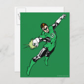 Green Lantern Jump Postkarte (Vorne/Hinten)