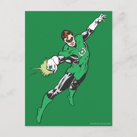 Green Lantern Jump Postkarte (Vorderseite)