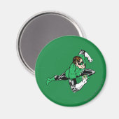 Green Lantern Leap Rechts Magnet (Vorderseite/Rückseite)
