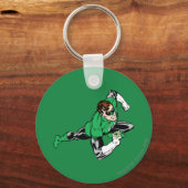 Green Lantern Leap Rechts Schlüsselanhänger (Vorderseite)