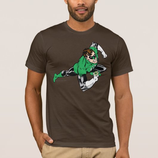 Green Lantern Leap Rechts T-Shirt (Vorderseite)