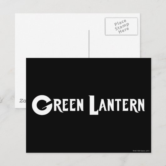 Green Lantern Logo 10 Postkarte (Vorne/Hinten)