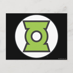 Green Lantern Logo 11 Postkarte