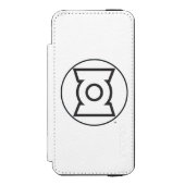 Green Lantern Logo 12 Incipio iPhone Geldbeutel-Hülle (Folio Vorderseite)