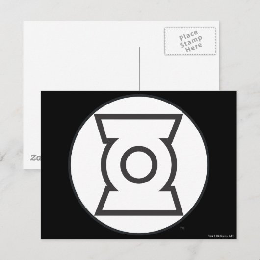Green Lantern Logo 12 Postkarte (Vorne/Hinten)