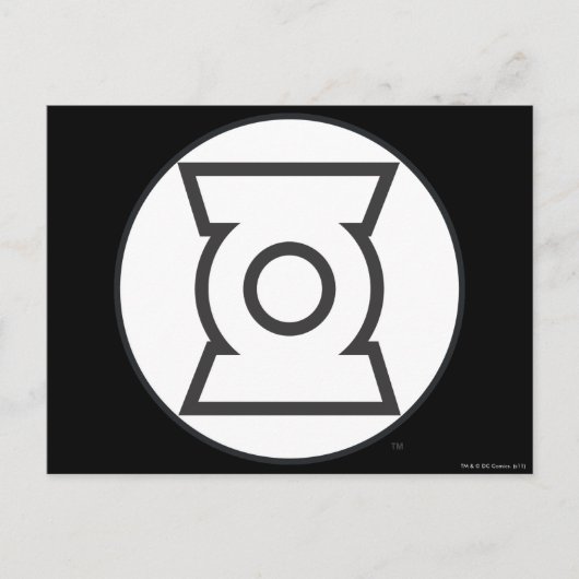 Green Lantern Logo 12 Postkarte (Vorderseite)