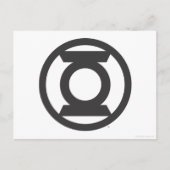 Green Lantern Logo 14 Postkarte (Vorderseite)