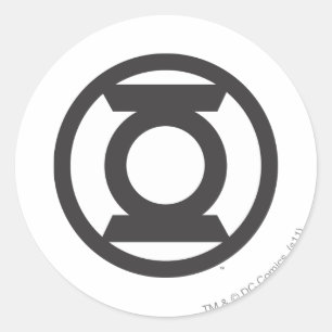 Green Lantern Logo 14 Runder Aufkleber