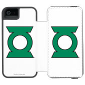 Green Lantern Logo 15 Incipio iPhone Geldbeutel-Hülle (Folio Geöffnet)
