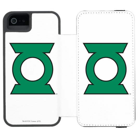 Green Lantern Logo 15 Incipio iPhone Geldbeutel-Hülle (Folio Geöffnet)