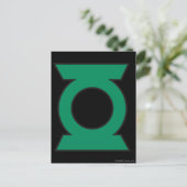 Green Lantern Logo 15 Postkarte (Stehend Vorderseite)