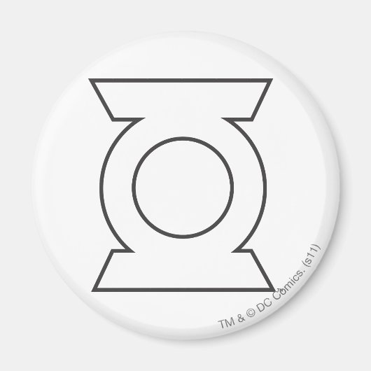 Green Lantern Logo 16 Magnet (Vorne)