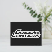Green Lantern Logo 1 Postkarte (Stehend Vorderseite)