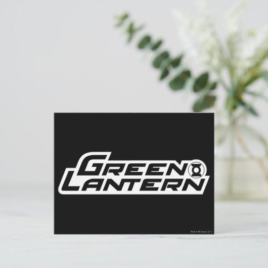 Green Lantern Logo 1 Postkarte (Stehend Vorderseite)