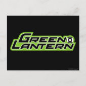 Green Lantern Logo 2 Postkarte (Vorderseite)