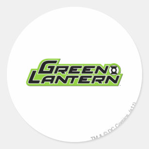 Green Lantern Logo 2 Runder Aufkleber