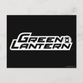 Green Lantern Logo 3 Postkarte (Vorderseite)