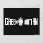 Green Lantern Logo 6 Postkarte (Vorderseite)