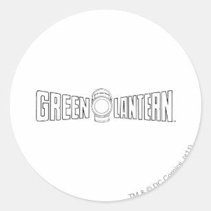 Green Lantern Logo 6 Runder Aufkleber