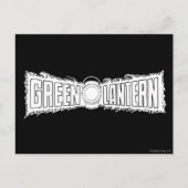 Green Lantern Logo 7 Postkarte (Vorderseite)