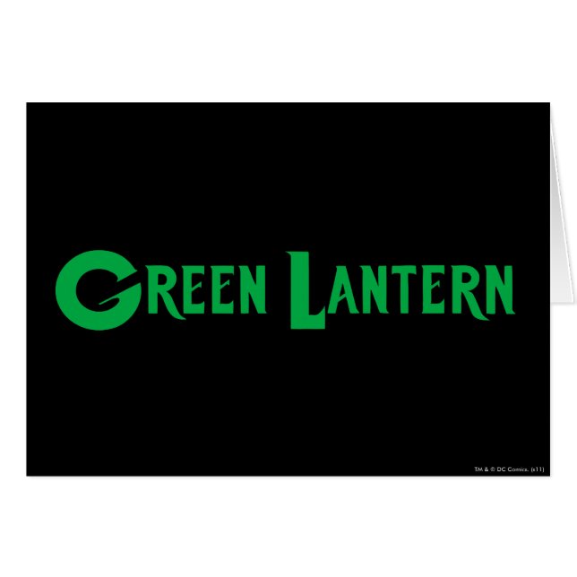 Green Lantern Logo 9 (Vorderseite (Horizontal))