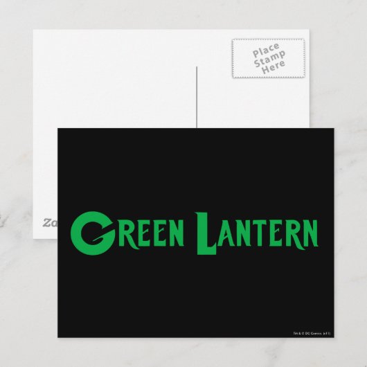 Green Lantern Logo 9 Postkarte (Vorne/Hinten)