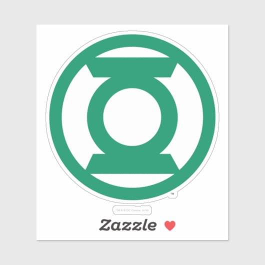 Green Lantern Logo Aufkleber (Blatt)