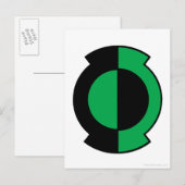 Green Lantern Logo Gedreht Postkarte (Vorne/Hinten)