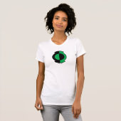 Green Lantern Logo Gedreht T-Shirt (Vorne ganz)