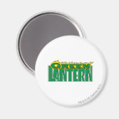 Green Lantern Logo - Gelbe Flammen Magnet (Vorderseite/Rückseite)