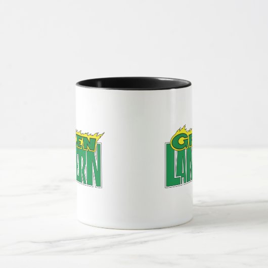 Green Lantern Logo - Gelbe Flammen Tasse (Zentrum)