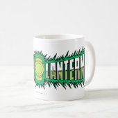 Green Lantern Logo - Grüne Flammen Kaffeetasse (VorderseiteRechts)