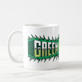 Green Lantern Logo - Grüne Flammen Kaffeetasse (Links)
