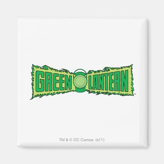 Green Lantern Logo mit Lattern Magnet (Vorne)