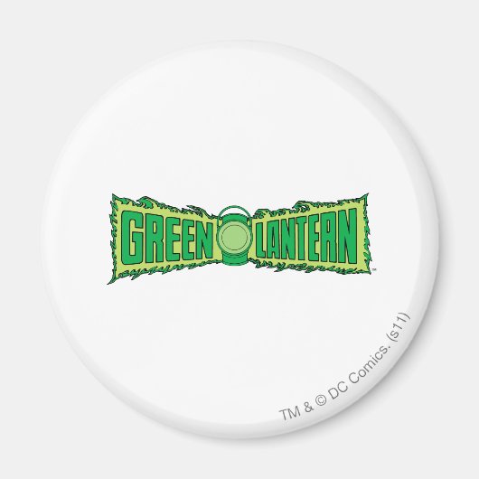 Green Lantern Logo mit Lattern Magnet (Vorne)