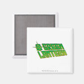 Green Lantern Logo - Slanted Magnet (Vorderseite/Rückseite)