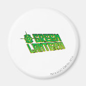 Green Lantern Logo - Slanted Magnet (Vorne)