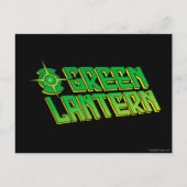 Green Lantern Logo - Slanted Postkarte (Vorderseite)