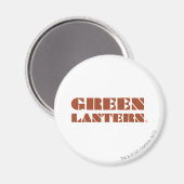 Green Lantern Logo - Tan Magnet (Vorderseite/Rückseite)