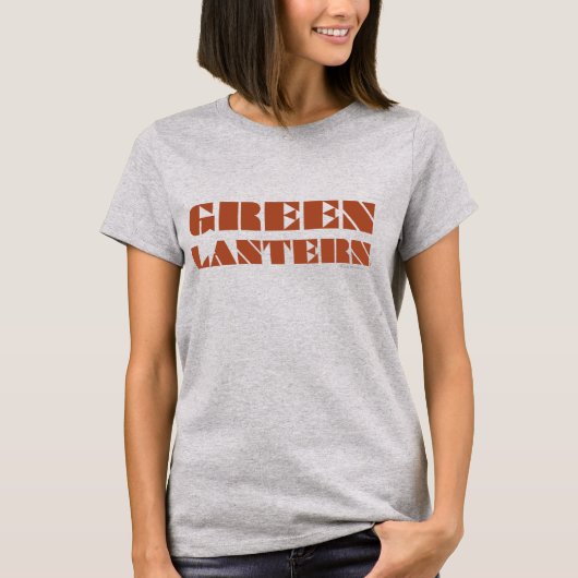 Green Lantern Logo - Tan T-Shirt (Vorderseite)