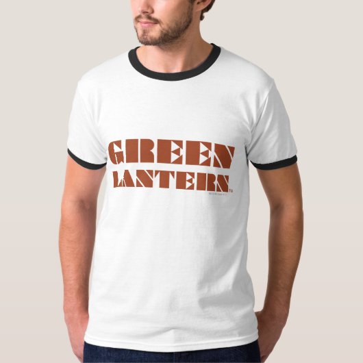 Green Lantern Logo - Tan T-Shirt (Vorderseite)