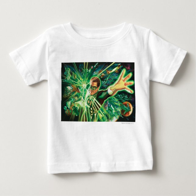 Green Lantern Painting Baby T-shirt (Vorderseite)
