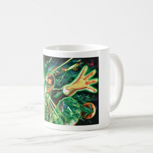 Green Lantern Painting Kaffeetasse (VorderseiteRechts)