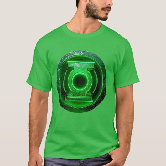 Green Lantern Power Emblem Men's Graphic T - Shirt (Vorderseite)