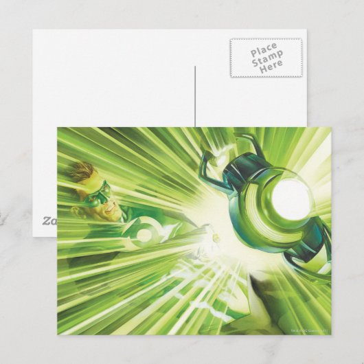 Green Lantern Power Postkarte (Vorne/Hinten)