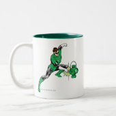 Green Lantern Power Zweifarbige Tasse (Links)