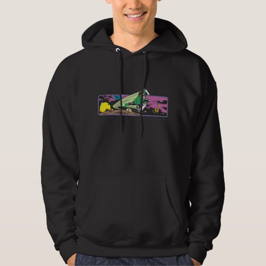 Green Lantern Races Thru Space Hoodie (Vorderseite)